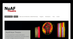 Desktop Screenshot of nuafrikantheatre.org